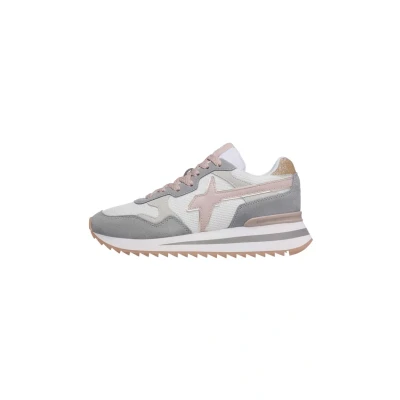 Afbeelding van W6YZ YAK Sneakers laag, Dames, Maat: 39, Hellgrau Veloursleer
