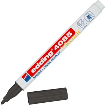 Afbeelding van Krijtstift edding 4085 by Securit rond 1 2mm zwart