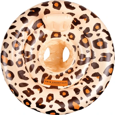 Afbeelding van Swim Essentials Baby Float 0 1 jaar Beige Panterprint