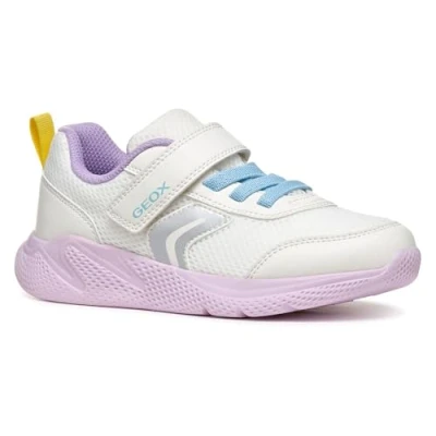 Afbeelding van Geox J Sprintye Girl B Sneakers voor meisjes, wit, lila