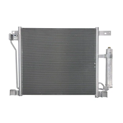 Afbeelding van BOSCH 1 986 AD2 274 Condensor Airco Met stikstofvulling droger, montagehandleiding, Zonder afdichtring 15,5mm 10,2mm 487mm R1234yf, R134a