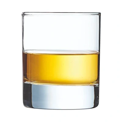 Afbeelding van Arcoroc IJsland collectie 6 glazen laag 20 cl in glas Professioneel gebruik Gemaakt Frankrijk Versterkte verpakking, geschikt voor online verkoop