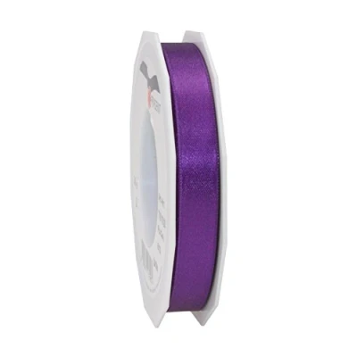 Afbeelding van C.E. Pattberg Satijnen lint paars 1,5 cm breed cadeaulint decoratielint voor geschenken elke gelegenheid
