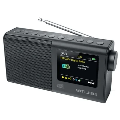Afbeelding van Muse M 117DB Draagbare DAB+/FM radio met LCD kleurendisplay