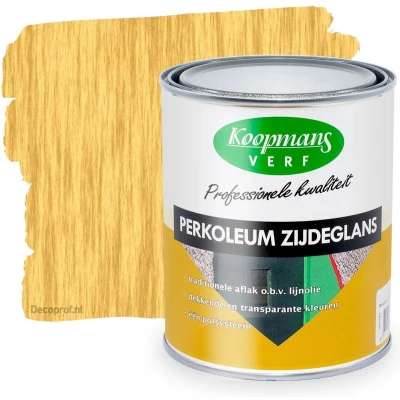 Afbeelding van Koopmans Perkoleum Zijdeglans Transparant 2,5 ltr 217 grenen Buitengevel &amp; Tuin
