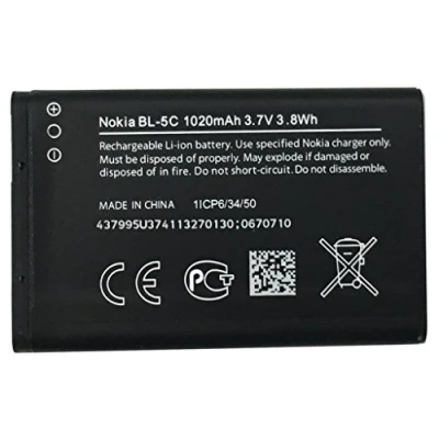 Image de Nokia Batterie Origine BL 5C (1020 mAh)
