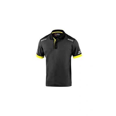 Afbeelding van Sparco TECH Polo Grijs/Geel maat L