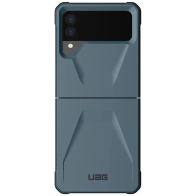 Afbeelding van UAG Civilian backcover hoes Geschikt voor Samsung Galaxy Z Flip3 Blauw