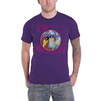 Afbeelding van Jimi Hendrix Are You Experienced Heren T shirt S Paars
