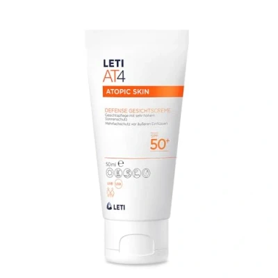 Afbeelding van Leti AT4 Defense Visage Crème SPF50 50 ml