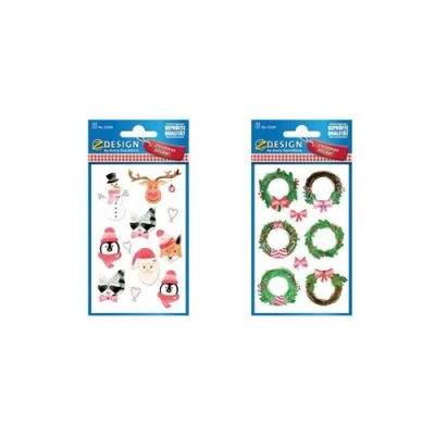 Image de AVERY Zweckform Stickers de Noël Zdesign &#039;Couronnes&#039;