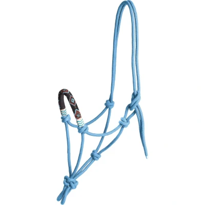 Afbeelding van Waldhausen Touwhalster Pearls Azure Blue Cob