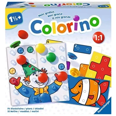 Afbeelding van Ravensburger 25959 Mijn grote Colorino, leerspel dat met het kind meegroeit kleuren leren wordt leuk! (Duits, Frans, Italiaans)
