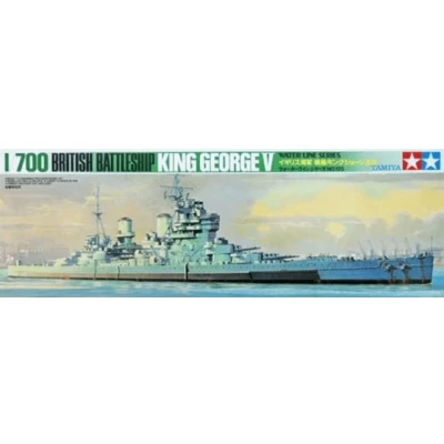 Afbeelding van 1:700 Tamiya 77525 British Battleship King George V Plastic Modelbouwpakket