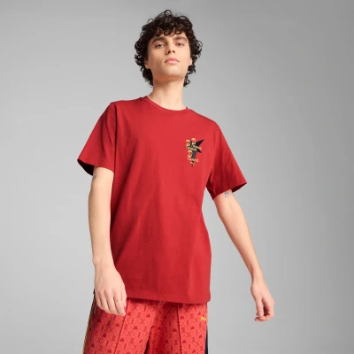 Afbeelding van ROAD TO UNITY Graphic T shirt voor Heren, Rood, Maat XS PUMA