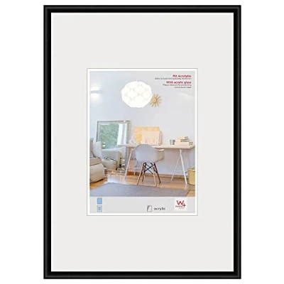 Image de cadre photo walther design noir 60 x 80 cm avec verre d’art, en plastique New Lifestyle KVX080B