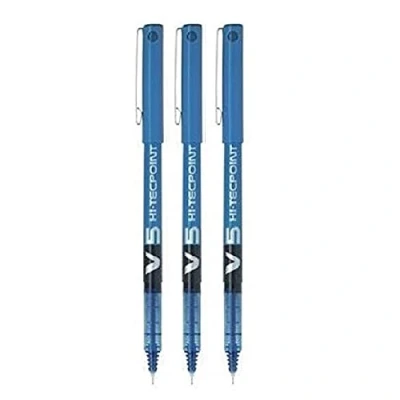 Afbeelding van Pilot BX V5 Hi Tecpoint Balpen, extra fijne punt, 0,5 mm, lijnbreedte 0,3 blauw, 3 stuks