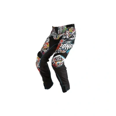Afbeelding van O&#039;NEAL Motorcrossbroek Enduro Motorcycle Duurzame denier stof met grote bewegingsvrijheid, atletische pasvorm Mayhem Crank broek Volwassenen Zwart Multi