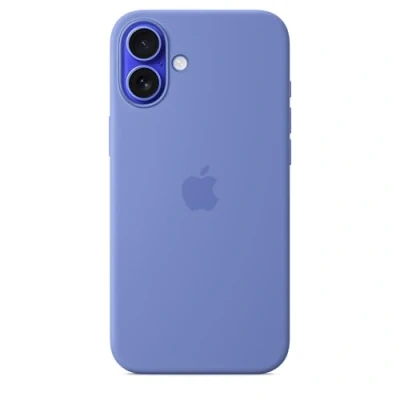 Afbeelding van Apple Siliconen hoesje met MagSafe (Apple iPhone 16 Plus), Smartphonehoes, Paars