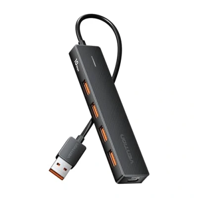 Afbeelding van VENTION Ladron Multi USB hub 3.2 10 Gbps 5 poorts compatibel met MacBook Pro Air iMac, Surface Pro, XPS, PC, iPad, iPhone, Steam Deck, PS4, PS5