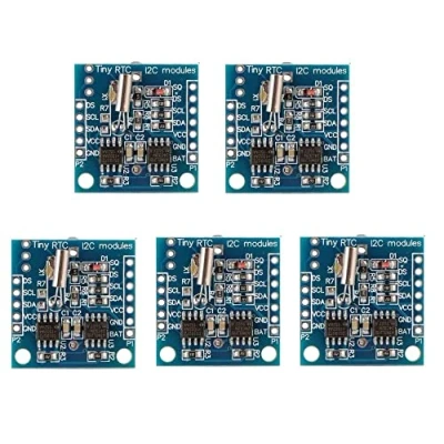 Afbeelding van Fasizi 5 stuks real time klokmodules voor Arduino AVR PIC 51 ARM RTC I2C DS1307 AT24C32