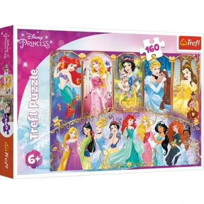 Image de Trefl, Puzzle, Portraits de princesses, Princesse Disney, 160 Pièces, pour Enfants à partir 6 ans