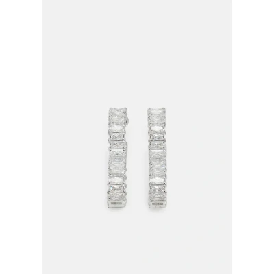 Afbeelding van Swarovski dames Hyperbola oorstekers met kristal in de kleur Zilver
