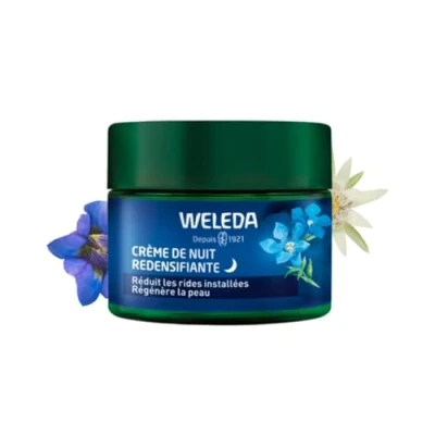 Afbeelding van Weleda Verstevigende Nachtcrème Blauwe Gentiaan en Edelweiss 40 ml