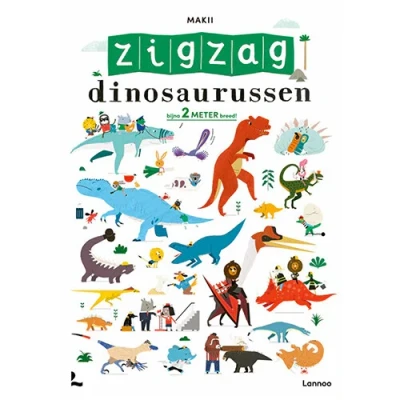 Afbeelding van Uitgeverij lannoo zigzag dinosaurussen