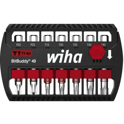 Afbeelding van Wiha 42118 Bitset 7 delig Torx plus, Kruiskop Pozidriv