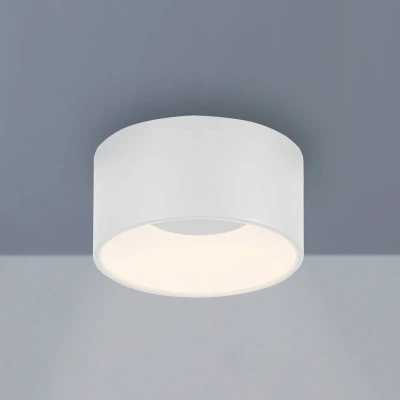 Afbeelding van JUST LIGHT. Tanika plafondlamp, wit, Ø 16 cm, dimbaar