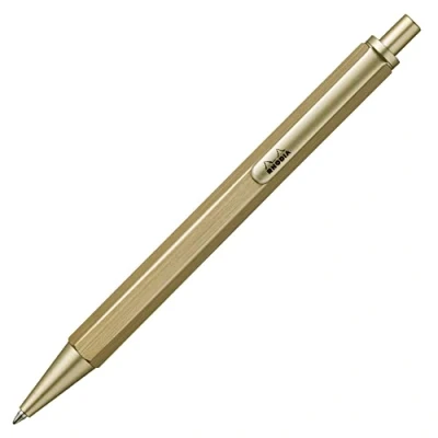 Afbeelding van Balpen Rhodia scRipt 0.7mm goud