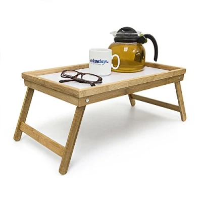 Image de Plateau en bambou pliable 50x30x22cm