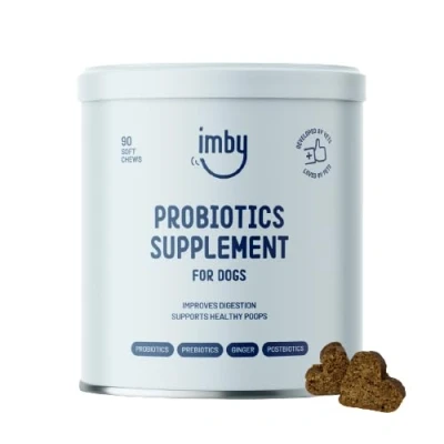 Afbeelding van Imby Probiotics Supplement for Dogs 90 Soft Chews