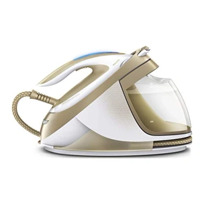Afbeelding van Philips Stoomgenerator PerfectCare Elite 7,2 Bar Continuestoom 145g/min Stoomstoot 490g 1,8L Afneembaar waterreservoir Geen handmatige temperatuurinstellingen nodig Wit/Goud GC9642/60