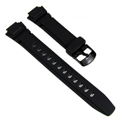 Afbeelding van Originele Casio vervangende horlogeband 10212268 voor Watch W 213 1AVSW, AQ 180W 7BW + andere modellen, Hars, 0, 0 stuks