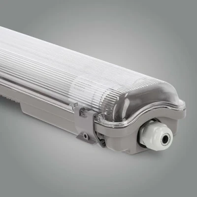 Afbeelding van led Universum Verlichting voor vochtige ruimtes 150 cm IP65 met twee buizen T8 44 W 5280 lm daglicht wit 6500 K flikkervrij leesbaar kelder, L1576 x