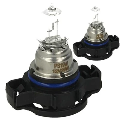 Afbeelding van CARALL Autolampen van 12 V, 2 stuks, voor dimlicht, groot licht, mistlampen (PS19W PG20 1, 19 W)