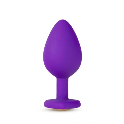 Afbeelding van Temptasia Bling Anaal Plug Medium Paars Levensecht Gevoel