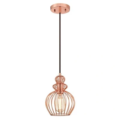 Afbeelding van Westinghouse Lighting 6103540 hanglamp S E27 staal koper
