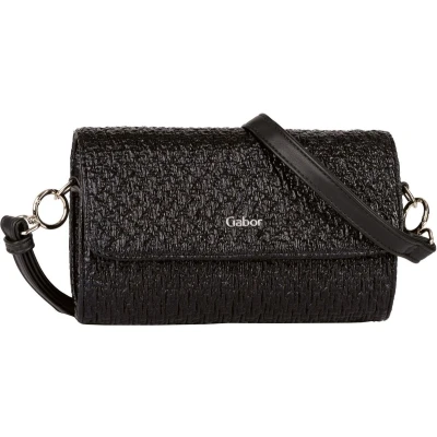 Afbeelding van Gabor Schoudertas Koppeling Abeline Clutch Patent Black Zwart