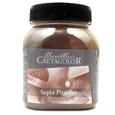 Image de Sépia en poudre 230 g Brevillier&#039;s Cretacolor