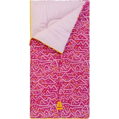 Afbeelding van Abbey Camp Slaapzak Kids Dekenmodel Roze 140x70 cm Koppelbaar