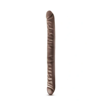 Afbeelding van Dr. Skin Dubbele Dildo 46 cm Bruin