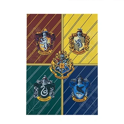 Afbeelding van Cinereplicas Harry Potter 6 Piece Set Hogwarts Houses Schrijfwarenset Multicolours