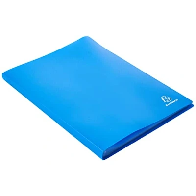 Image de Porte vues prolypropylene souple pochettes grainees opaque 120 a4