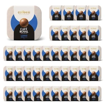 Image de 360 Coffee Balls Lungo Boules de Café haut gamme 100% compostable Spécialement conçues pour l&#039;utilisation la machine à CoffeB by Royal