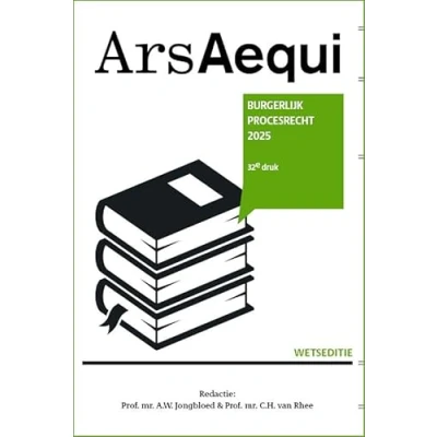 Afbeelding van Ars Aequi Wetseditie Burgerlijk procesrecht 2025