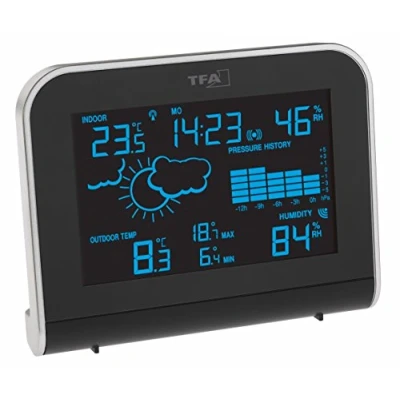 Afbeelding van TFA Dostmann SPHERE 35.1148.01 Draadloos weerstation Verwachting voor 12 tot 24 uur Aantal sensoren max.: 1