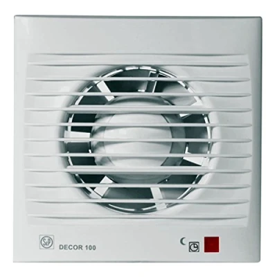 Afbeelding van Soler Palau badkamerventilator Decor 100 CRZ met nalooptimer